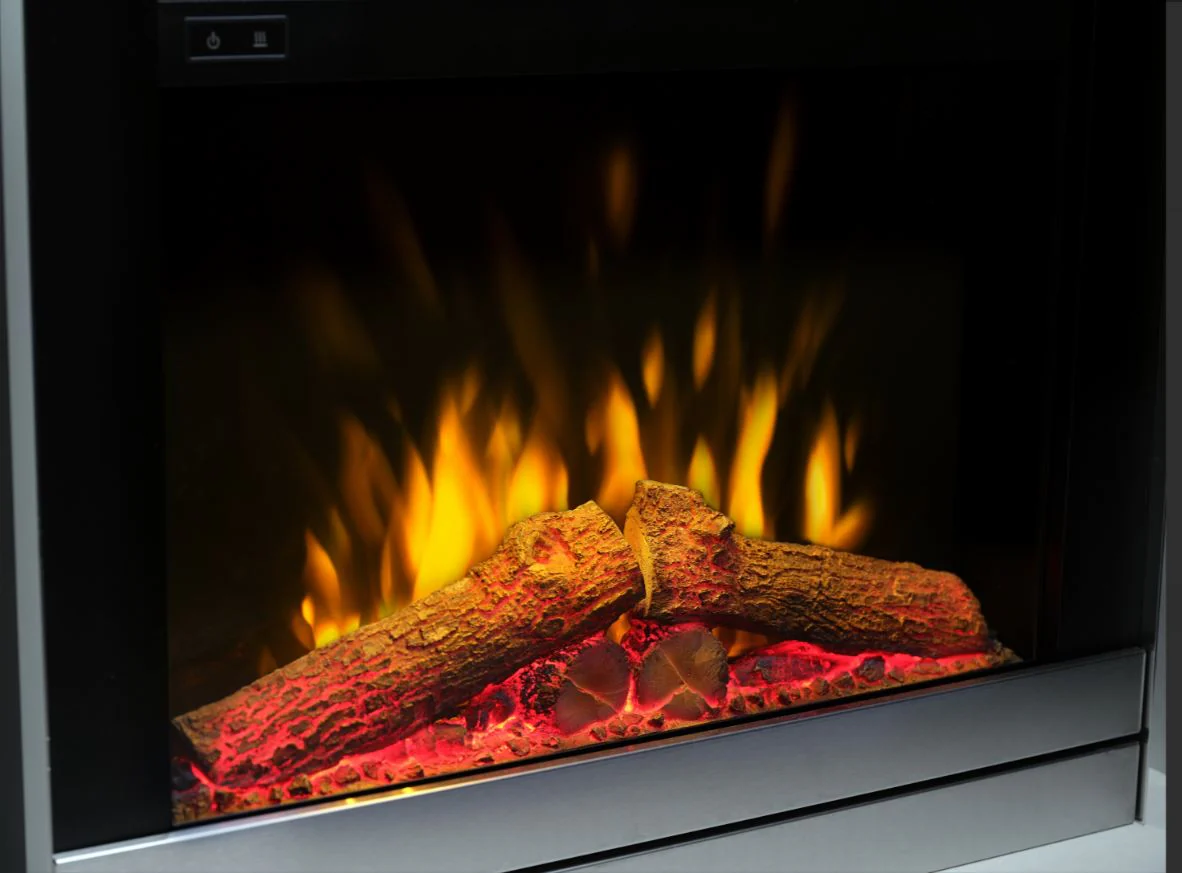 Dimplex Scala 22 Brushed Chrome Optiflame Inset Electric Fire - Image 5