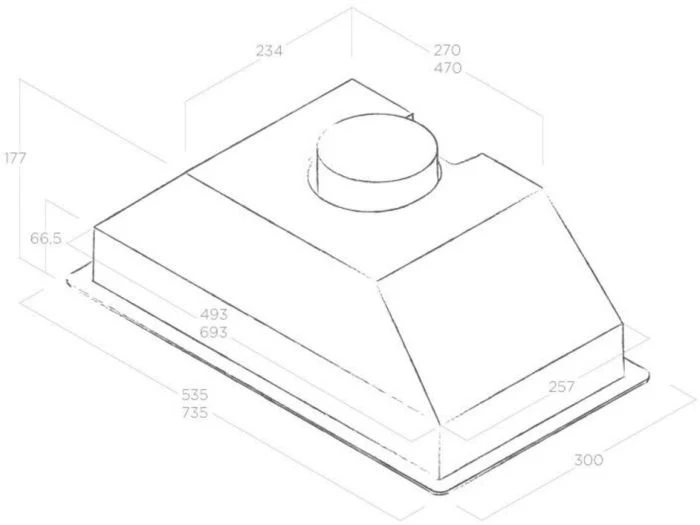 Elica ERA-LUX-SS-80 Canopy Hood - Image 3
