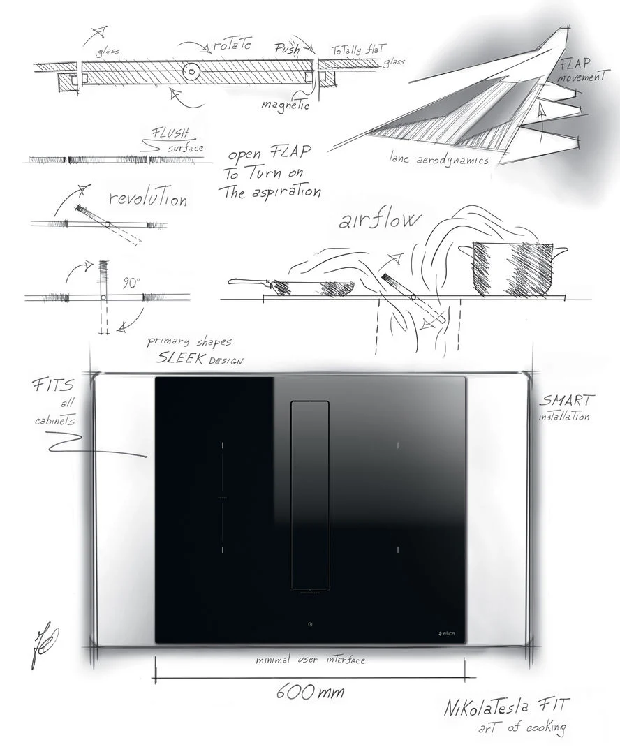 Elica NT-FIT-70 Venting Hob - Image 4