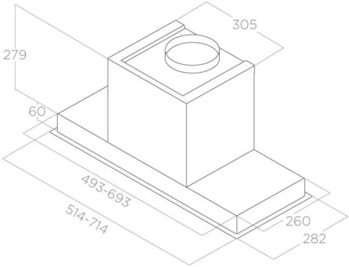 Elica SLEEK2-AT-SS-60 Canopy Hood - Image 4