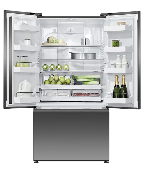 Fisher & Paykel Series 7 RF540ANUB6 Black Steel Plumbed American Fridge Freezer - Image 3