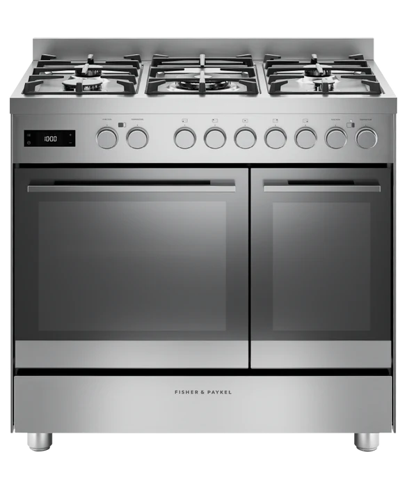Fisher & Paykel Series 7 OR90L7DBGFX2 90cm Dual Fuel Range Cooker Stainless Steel
