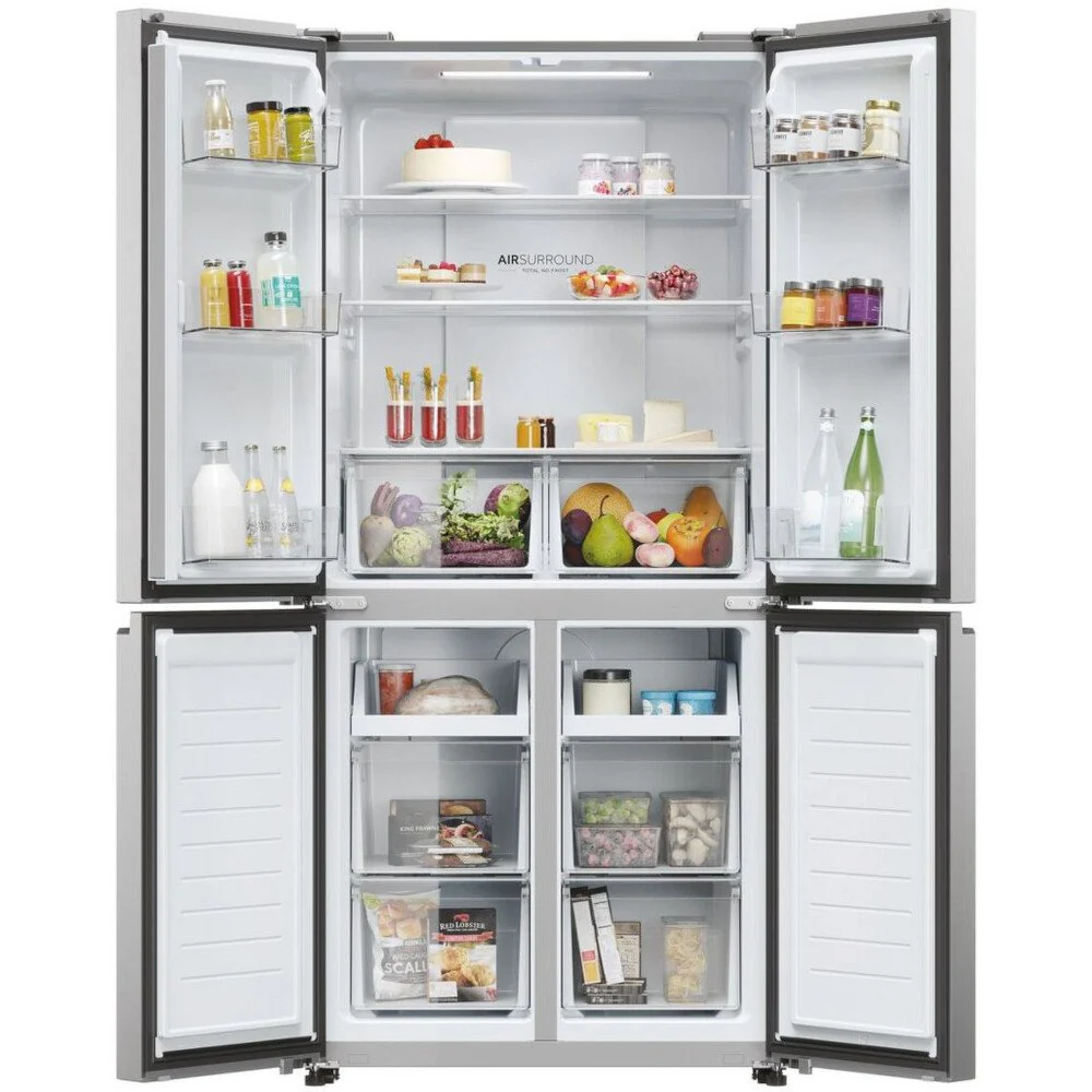 Haier Series 3 HCR3818ENMM Inox American Fridge Freezer - Image 2