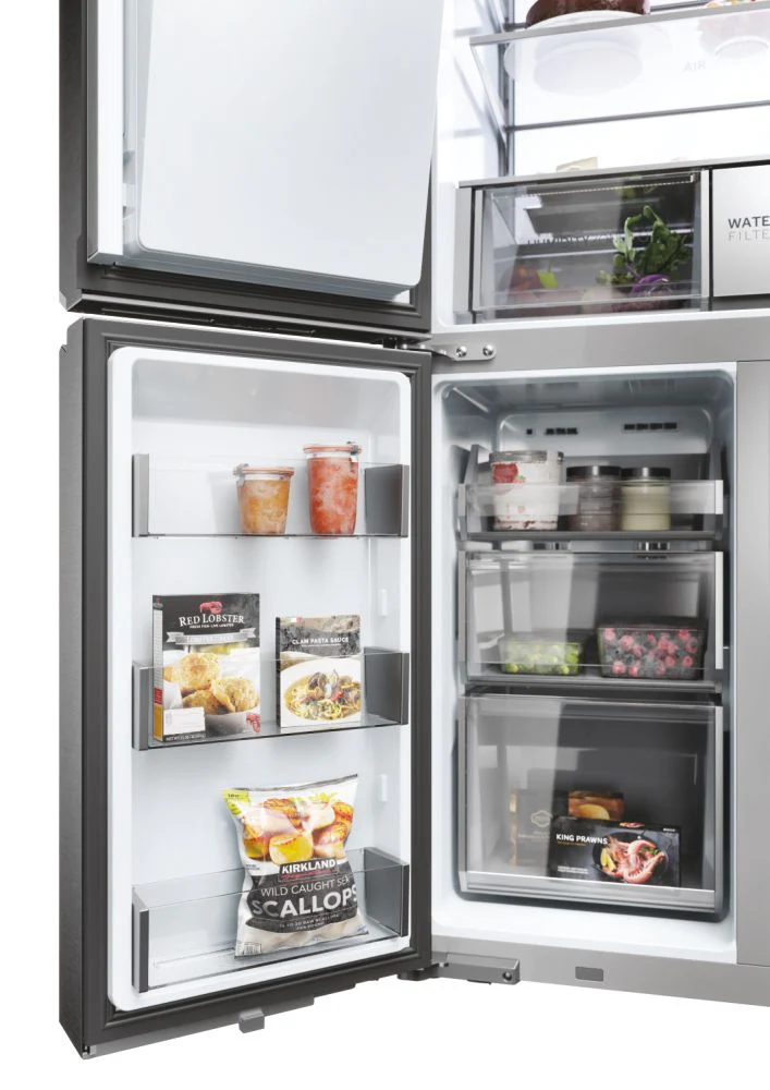 Haier Series 7 HCR7918EIMP Platinum Inox Plumbed American Fridge Freezer - Image 5