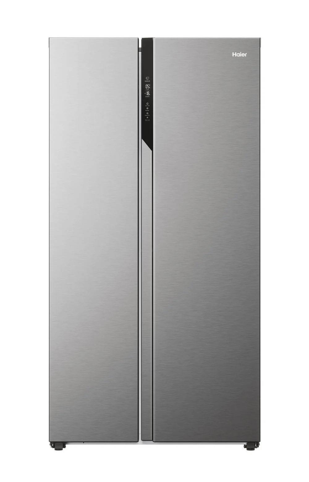 Haier Series 3 HSR5918DNMP Platinum Inox American Fridge Freezer