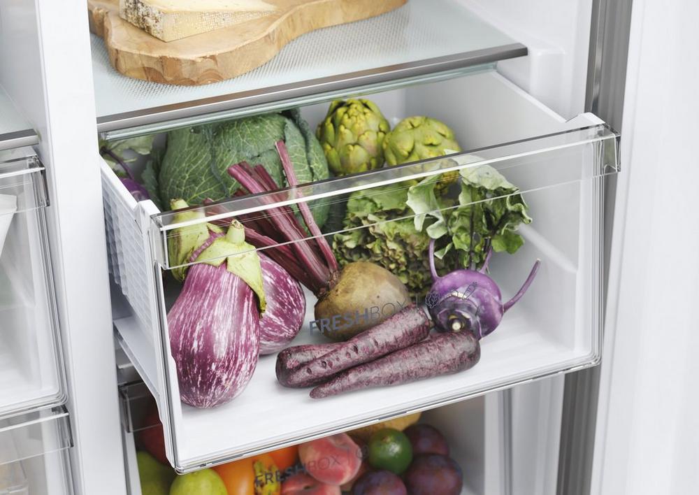 Haier Series 3 HSR5918DNMP Platinum Inox American Fridge Freezer - Image 6