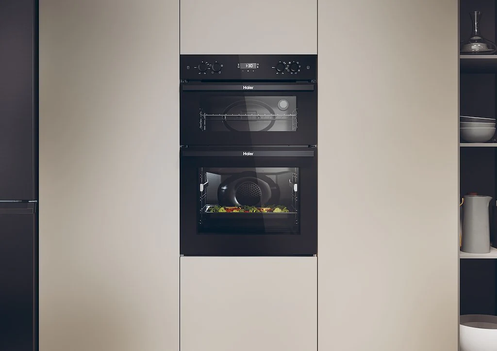 Haier HWO9M2M5B Series 2 Built In Electric Double Oven - Image 3