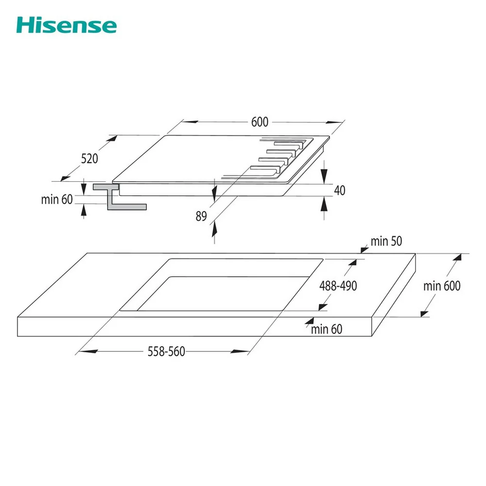 Hisense GM642XHS Gas Hob - Image 7