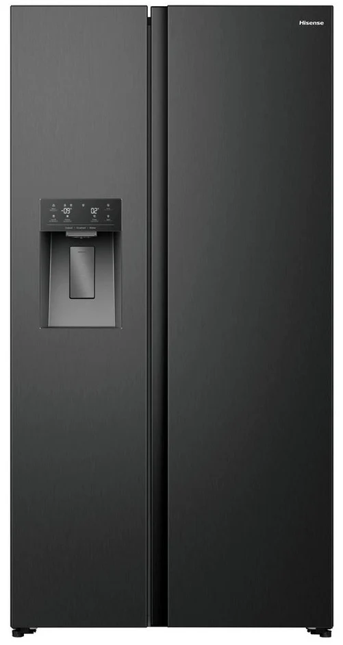 Hisense RS5P528STBE Non Plumbed Black American Fridge Freezer