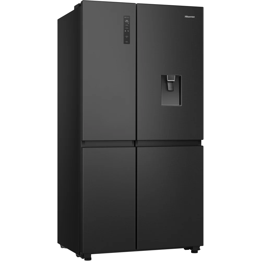 Hisense RS840N4WFE Black Non Plumbed American Fridge Freezer