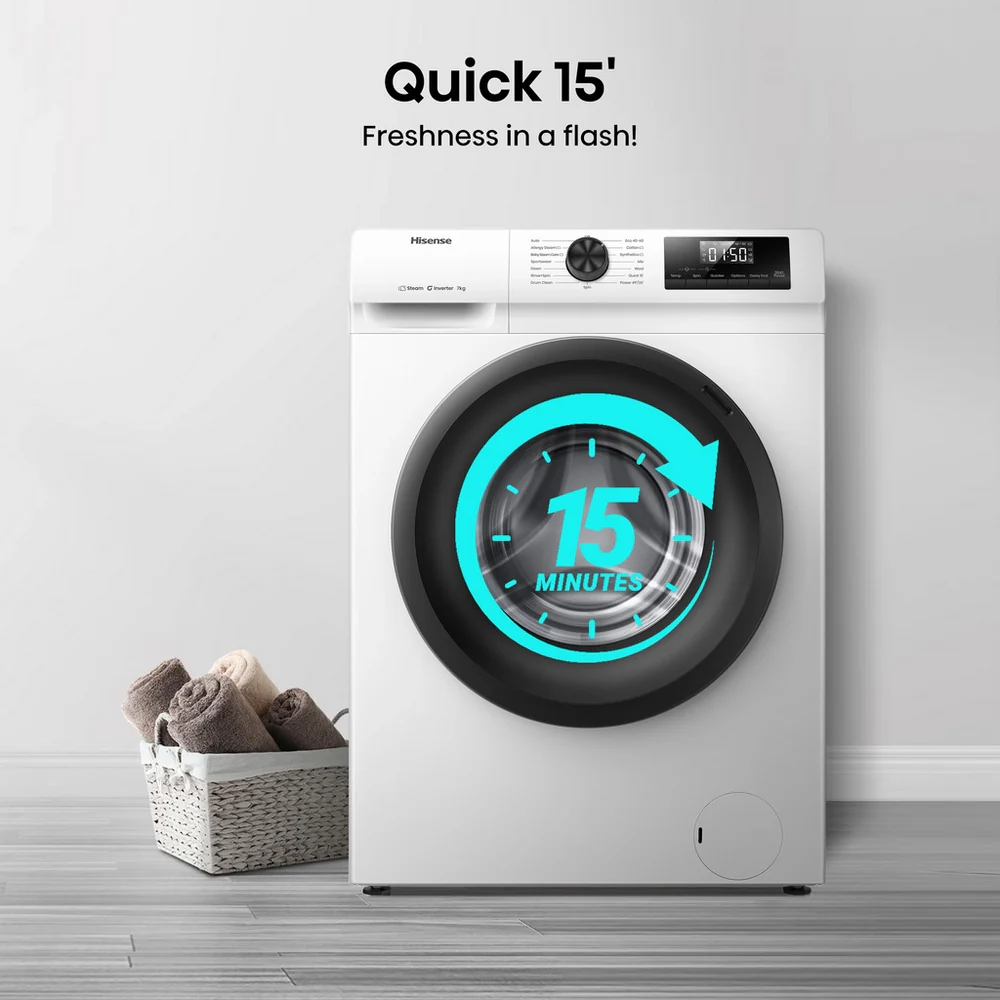 Hisense WF1Q7021BW 7kg 1200rpm Washing Machine - Image 6