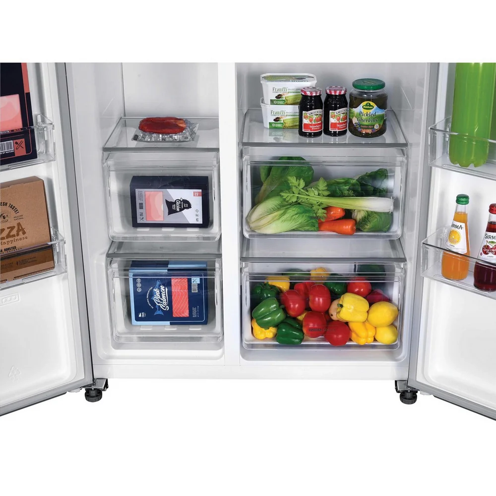 Hoover HHSBSO-6174XK-1 Stainless Steel American Fridge Freezer - Image 6
