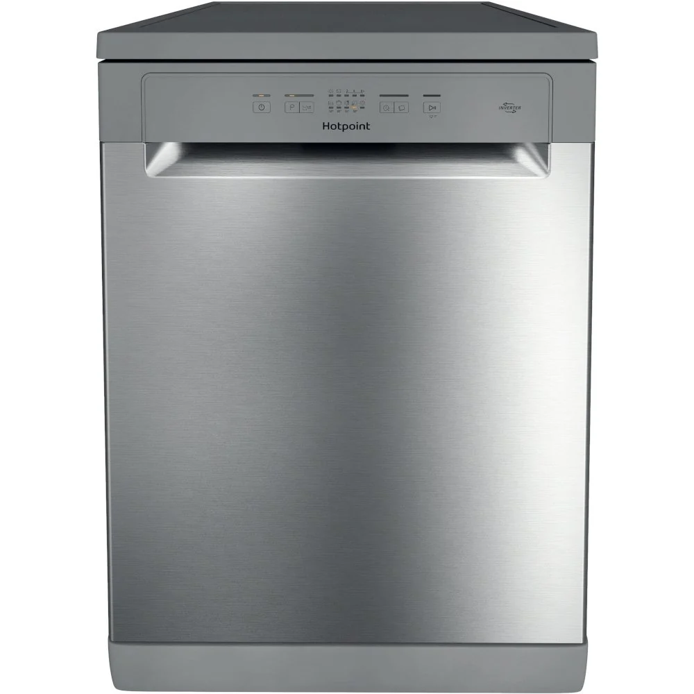 Hotpoint H2FHL626XUK Freestanding 14 Place Stainless Steel Full Size Dishwasher