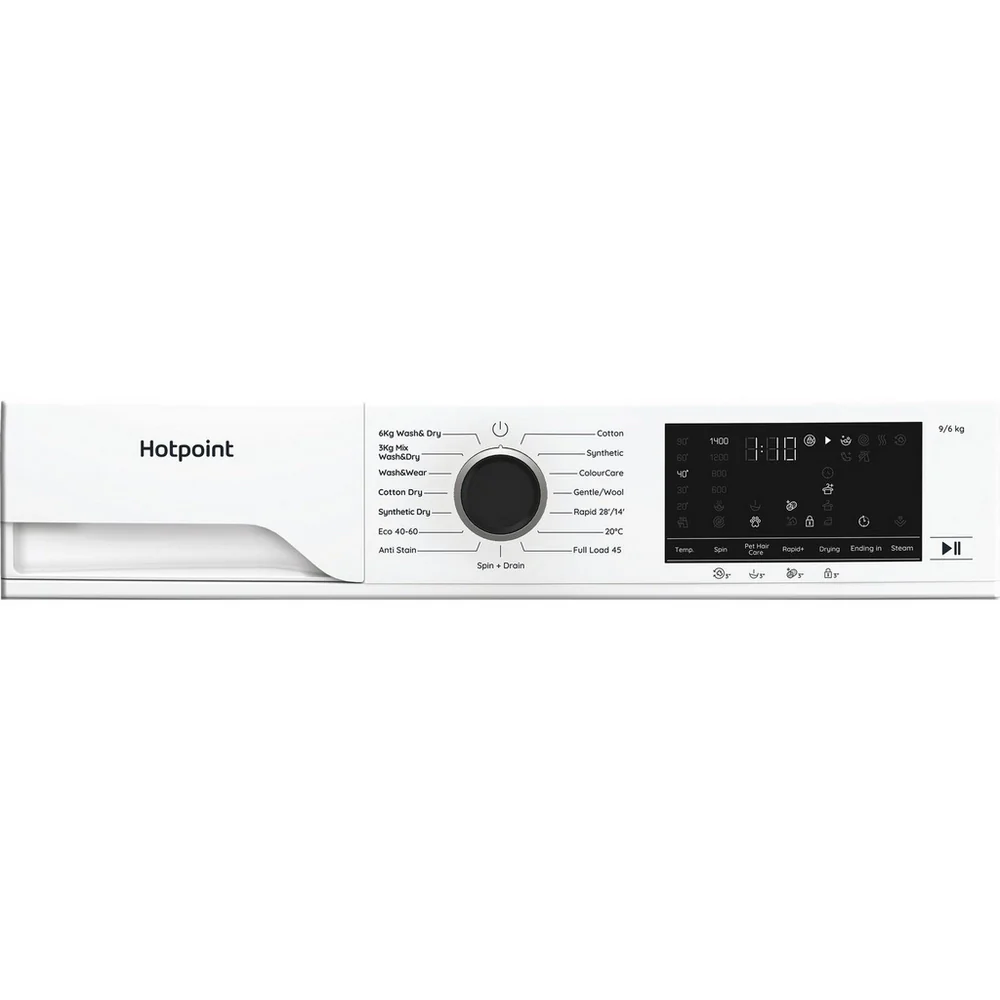 Hotpoint HBD9681ANTSTAIN 9kg/6kg 1400rpm Washer Dryer - Image 3