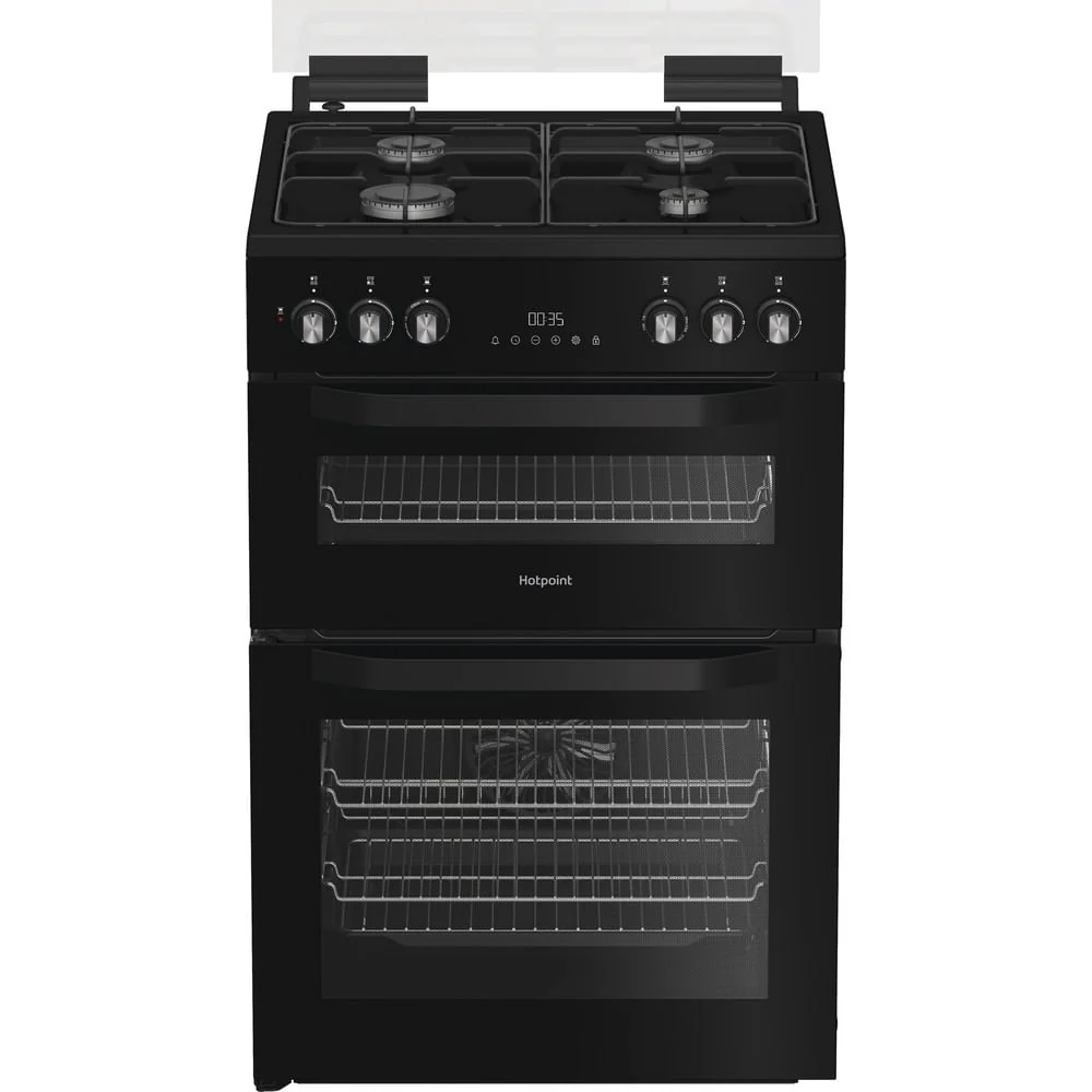 Hotpoint HDD6GDC2B1 Freestanding Dual Fuel Cooker
