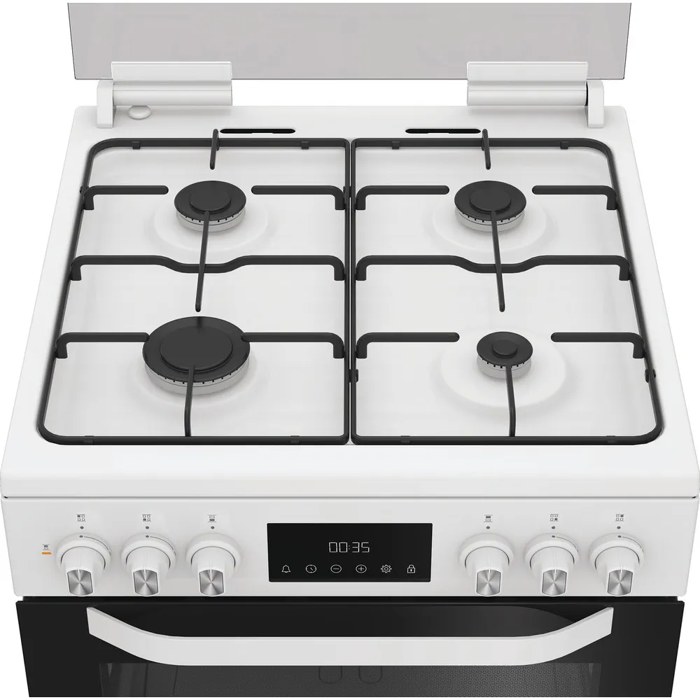 Hotpoint HDD6GDC2W White Freestanding Dual Fuel Cooker - Image 6