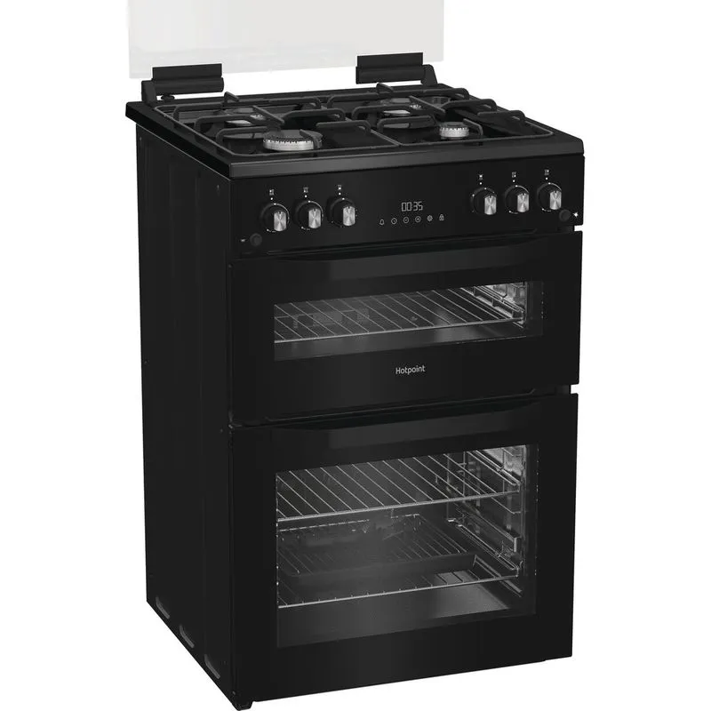 Hotpoint HDG6GDCB1 Freestanding Gas Double Cooker - Image 4