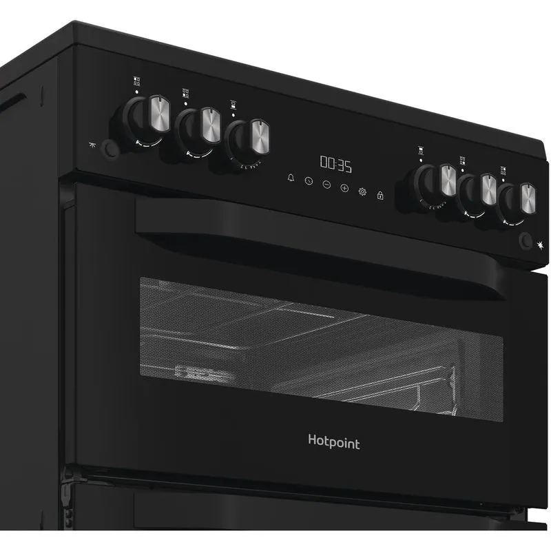 Hotpoint HDG6GDCB1 Freestanding Gas Double Cooker - Image 6