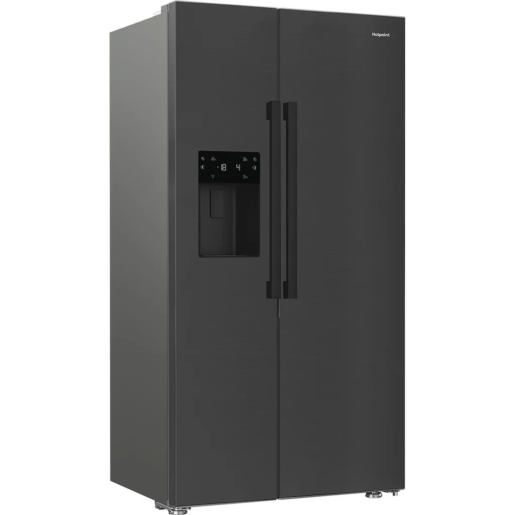 Hotpoint HPG26574WXBR5UK Inox Plumbed American Fridge Freezer - Image 2