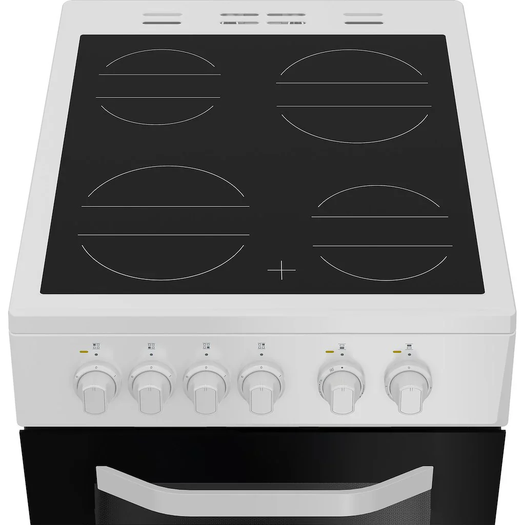 Hotpoint HTE5VCW 50cm Freestanding Electric Cooker - Image 4