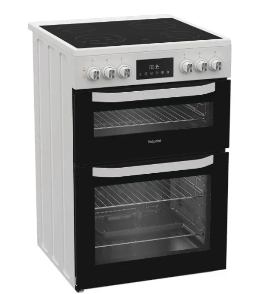 Hotpoint HTE6VDCW Freestanding Ceramic Electric Cooker - Image 2