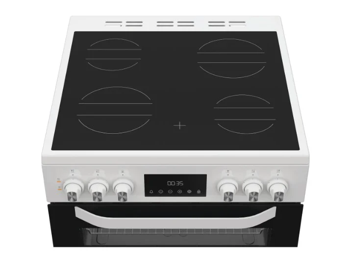 Hotpoint HTE6VDCW Freestanding Ceramic Electric Cooker - Image 3