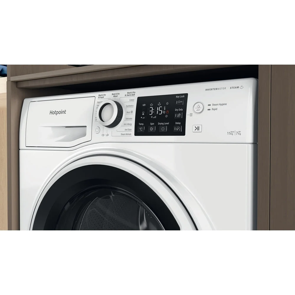 Hotpoint NDB11724WUK 11kg/7kg Washer Dryer - Image 4