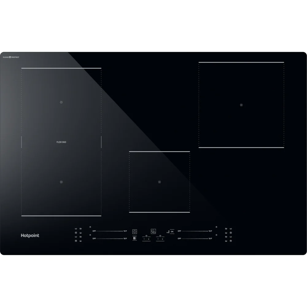 Hotpoint TS6477CCPNE CleanProtect Black Induction Hob