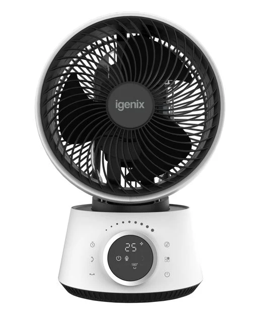Igenix IGFD4009W 9 Inch Digital Turbo Air Circulator Fan - White - Image 4
