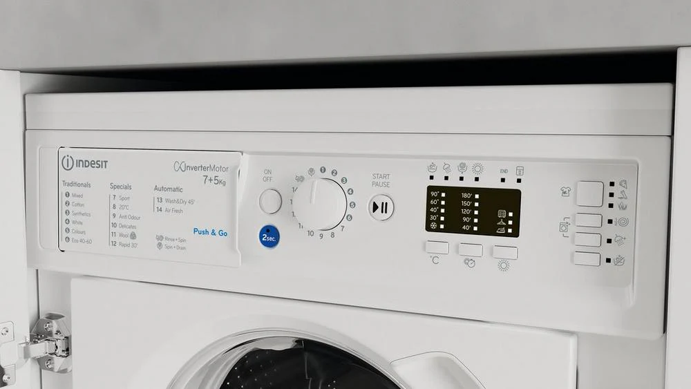 Indesit BIWDIL75148UK 7kg Integrated Washer Dryer - Image 2