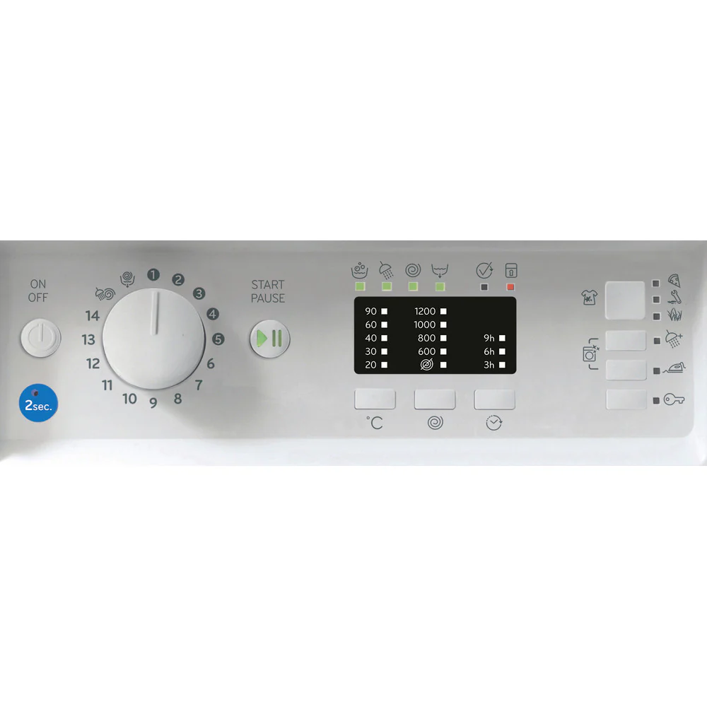 Indesit BIWMIL71252 7kg 1200rpm Integrated Washing Machine - Image 4