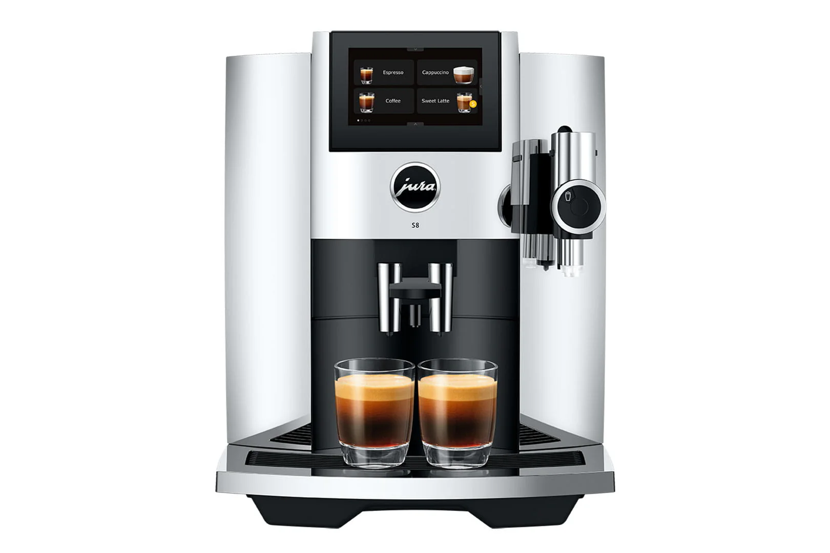 Jura UK 15651 S8 Chrome Coffee Machine - Image 2