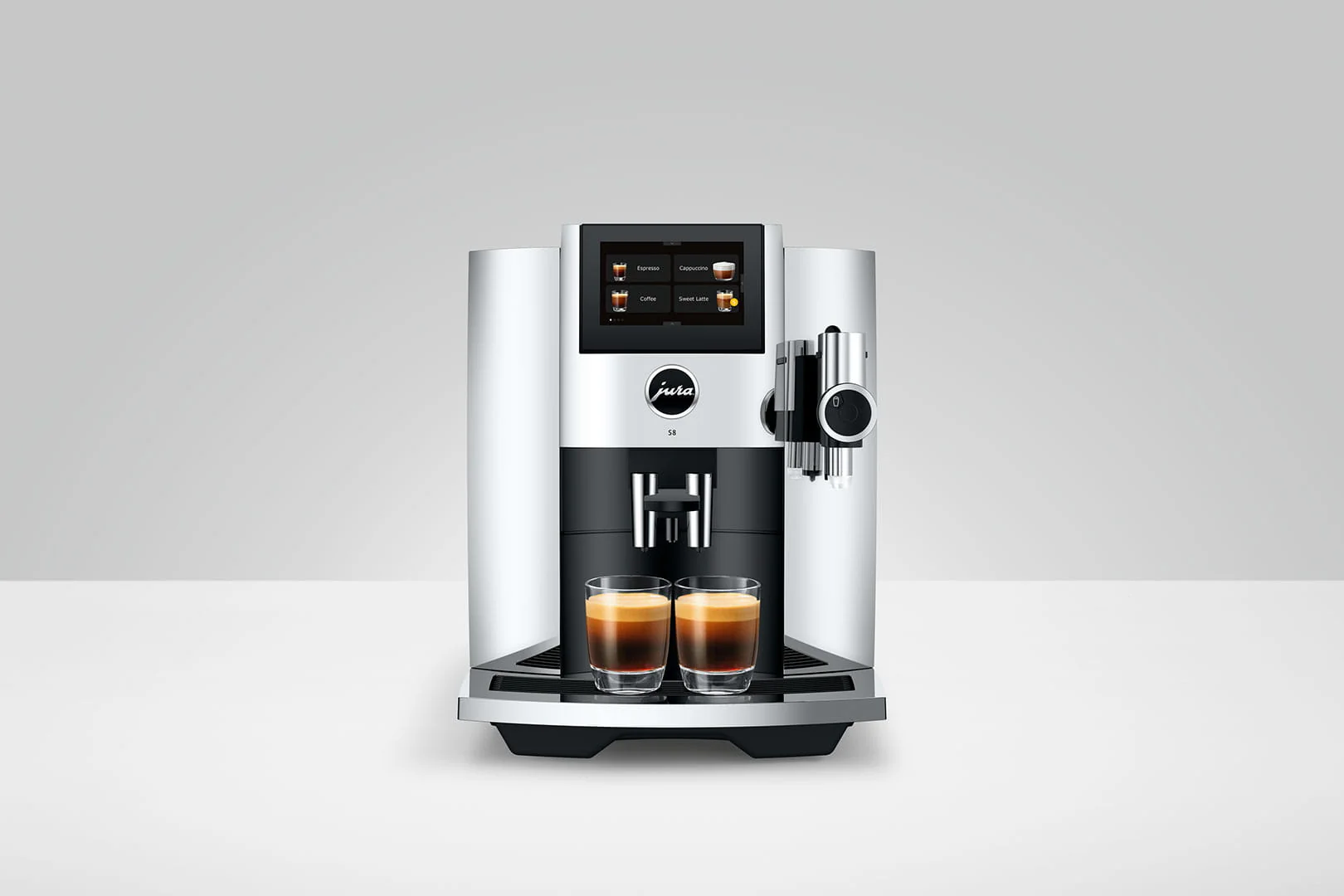 Jura UK 15651 S8 Chrome Coffee Machine - Image 3
