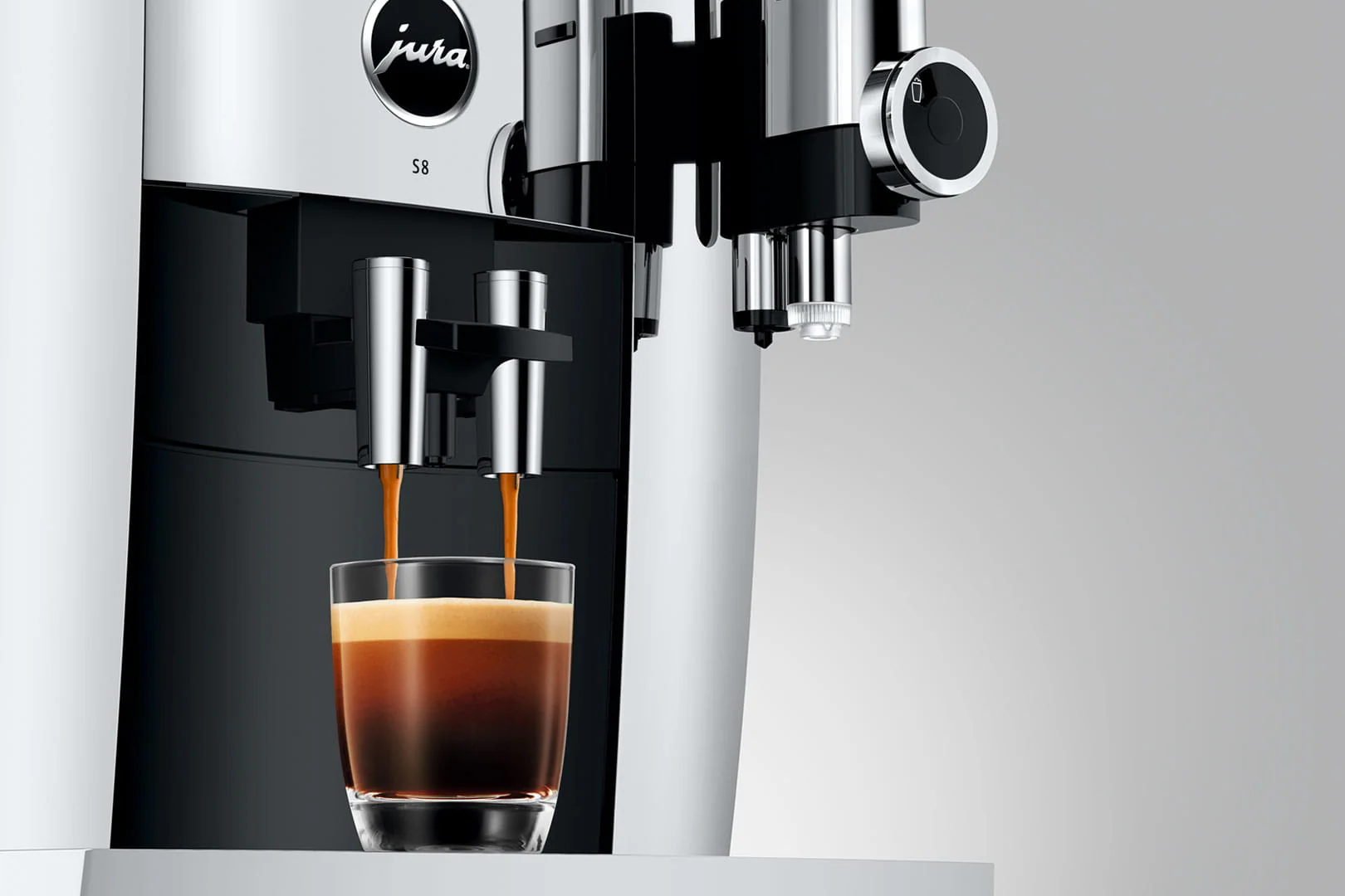 Jura UK 15651 S8 Chrome Coffee Machine - Image 9