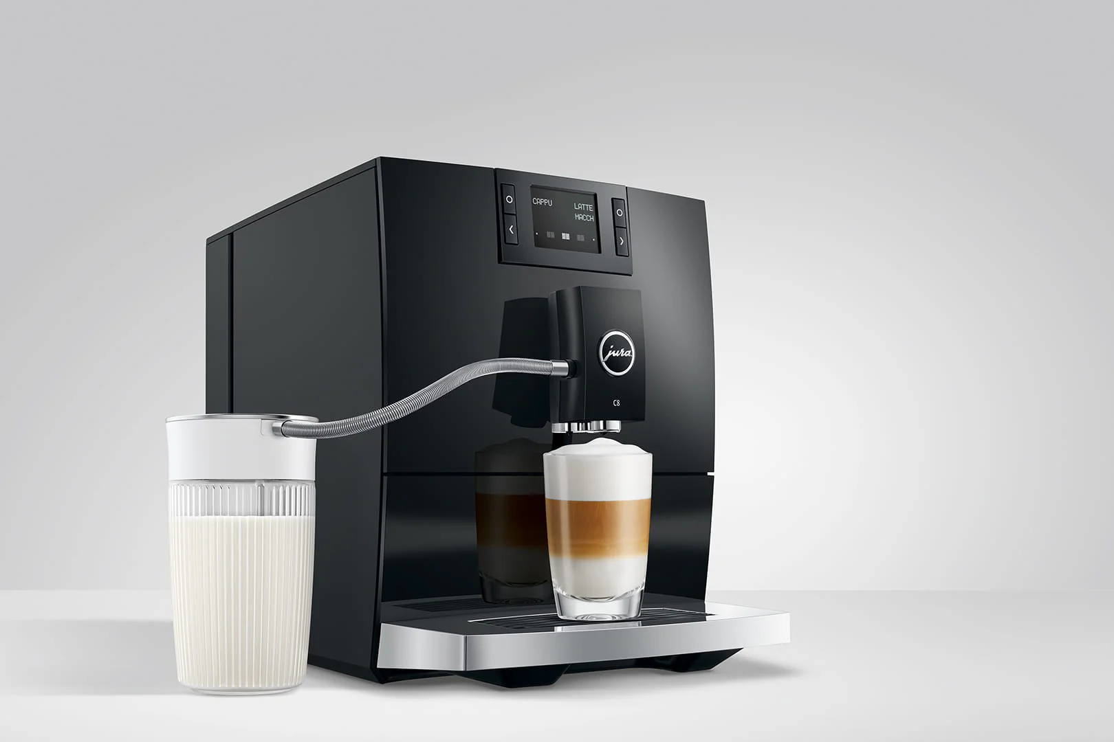 Jura UK C8 15690 Coffee Machine Piano Black - Image 5