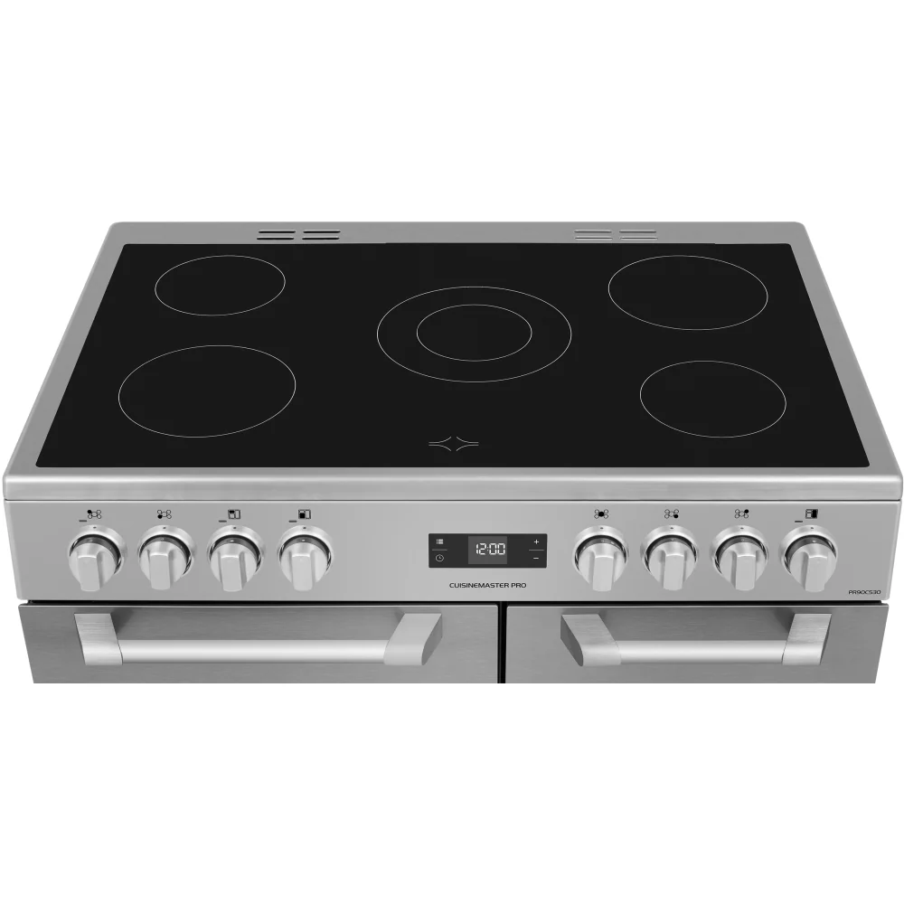 Leisure Cuisinemaster Pro 90cm Ceramic Range Cooker Stainless Steel PR90C530 - Image 4