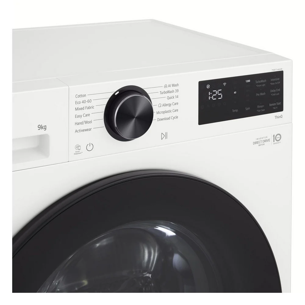 LG F2X50S9TWB 9kg 1200rpm Washing Machine - Image 3