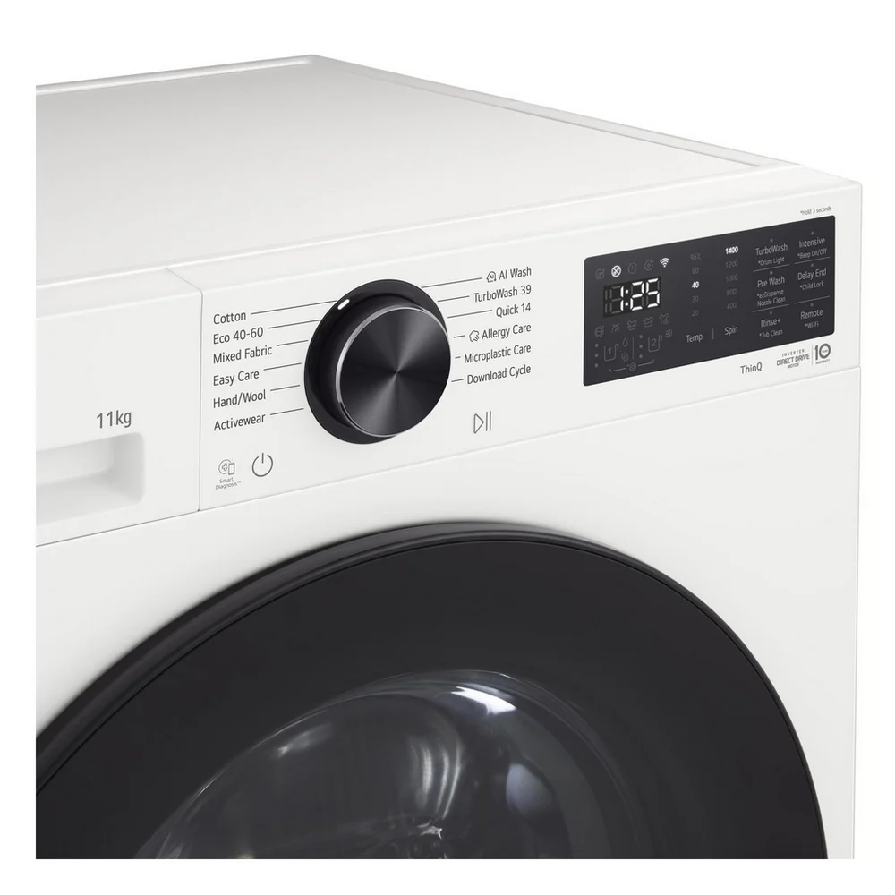 LG F4X5011TWB 11kg 1400rpm Washing Machine - Image 2