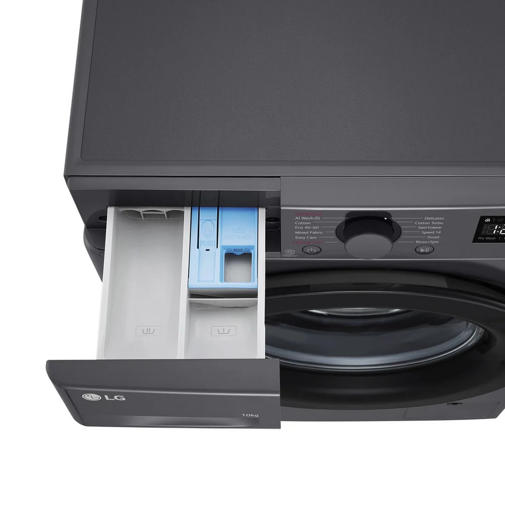 LG F4Y510GBLN1 10kg 1400rpm Slate Grey Washing Machine - Image 5