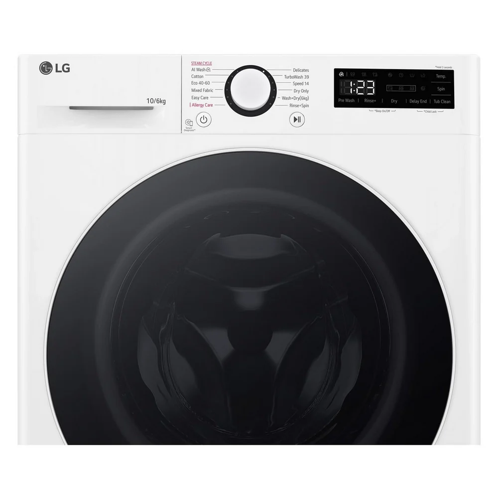 LG FWY706WWTN1 10kg/6kg 1400rpm Washer Dryer - Image 3