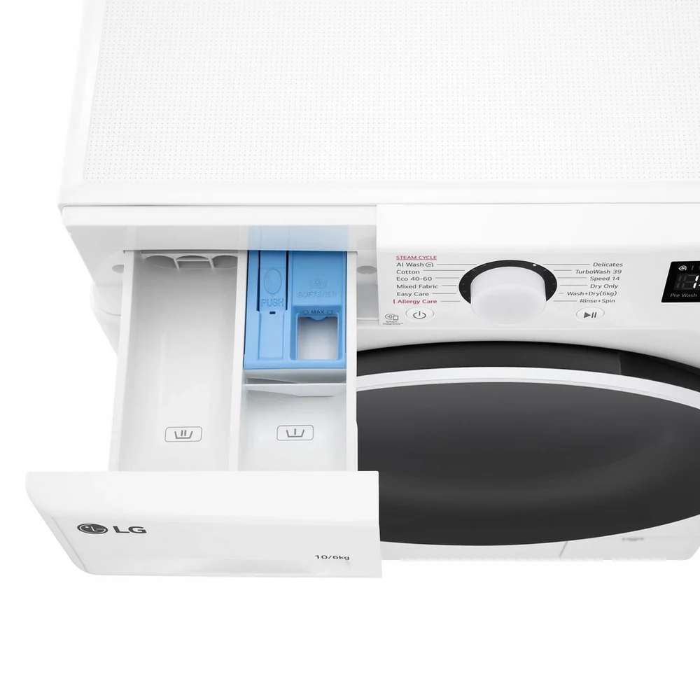 LG FWY706WWTN1 10kg/6kg 1400rpm Washer Dryer - Image 7