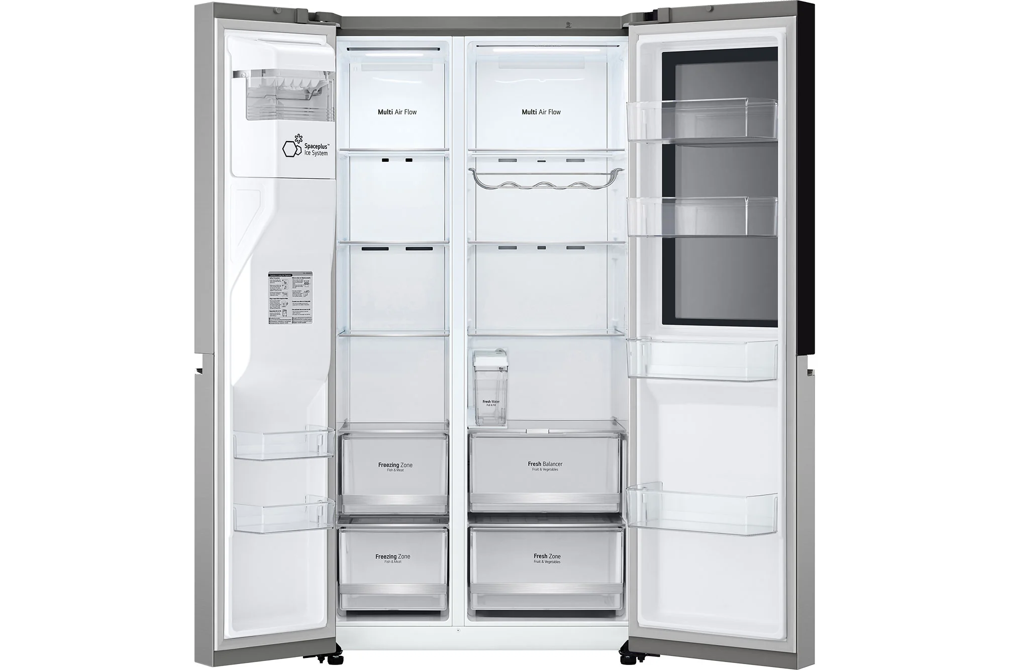 LG InstaView™ GSGV81PYLL American Fridge Freezer - Image 3