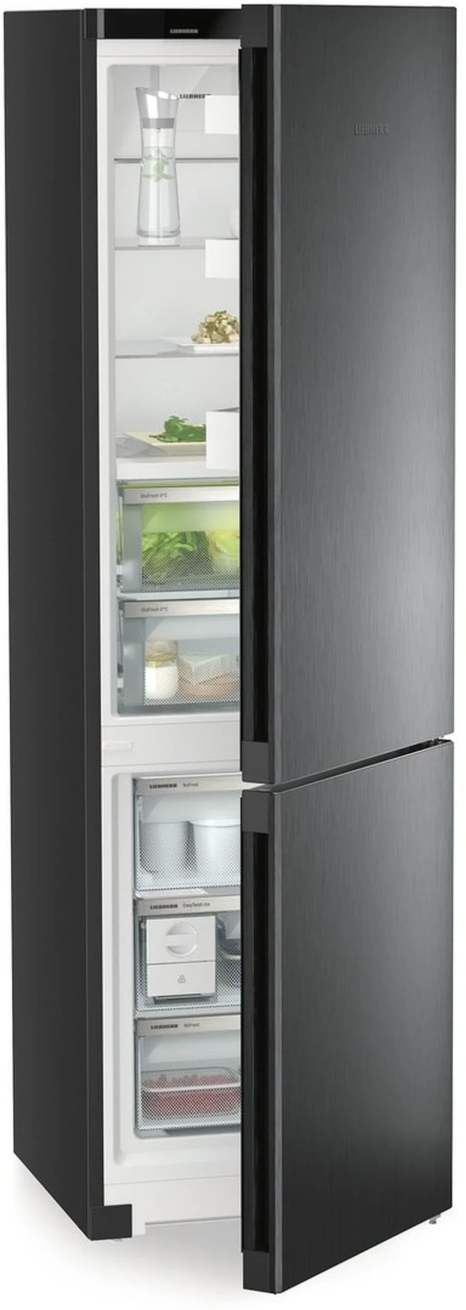 Liebherr Plus CBNbda572i Freestanding Black Steel Doors 70/30 Fridge Freezer - Image 5