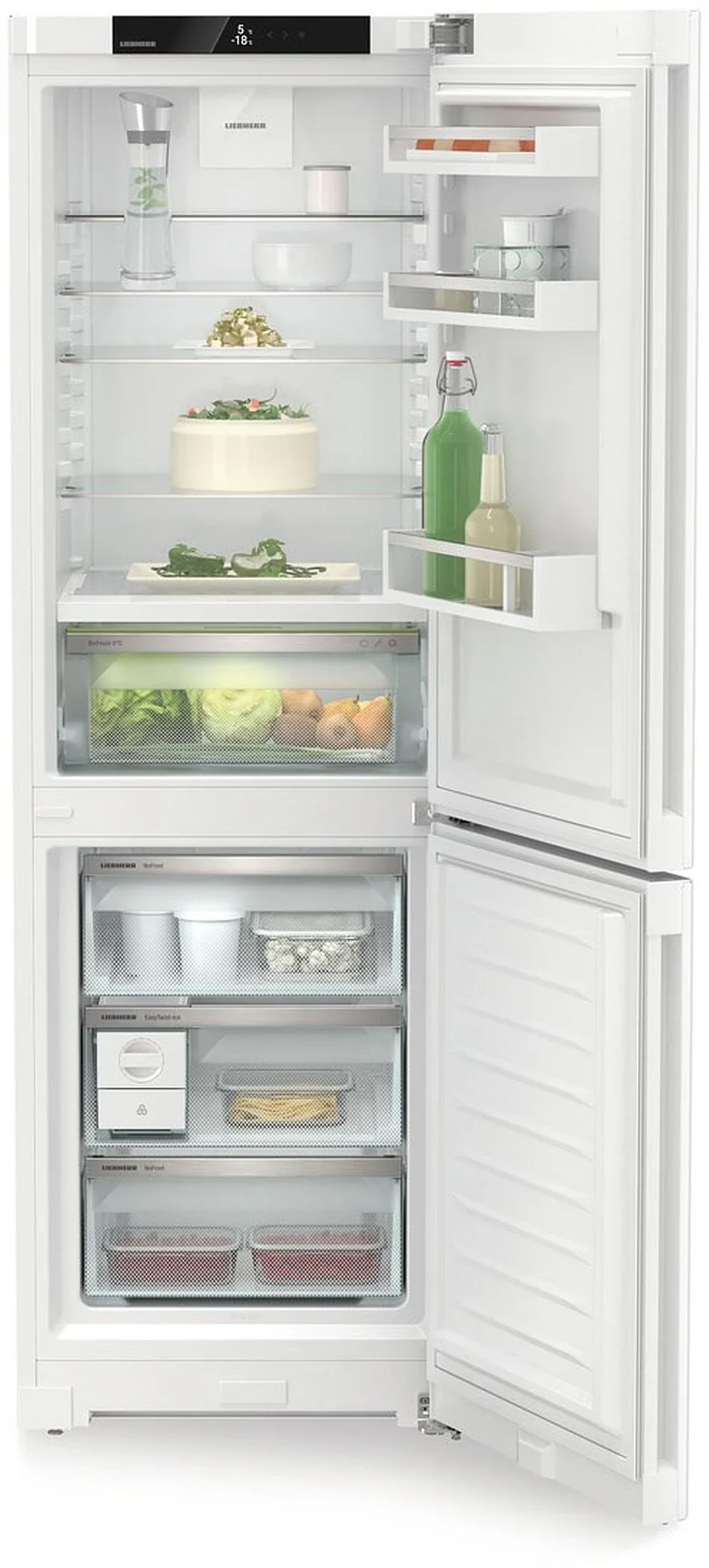 Liebherr Plus CBNc5223 Freestanding White Frost Free Fridge Freezer - Image 5