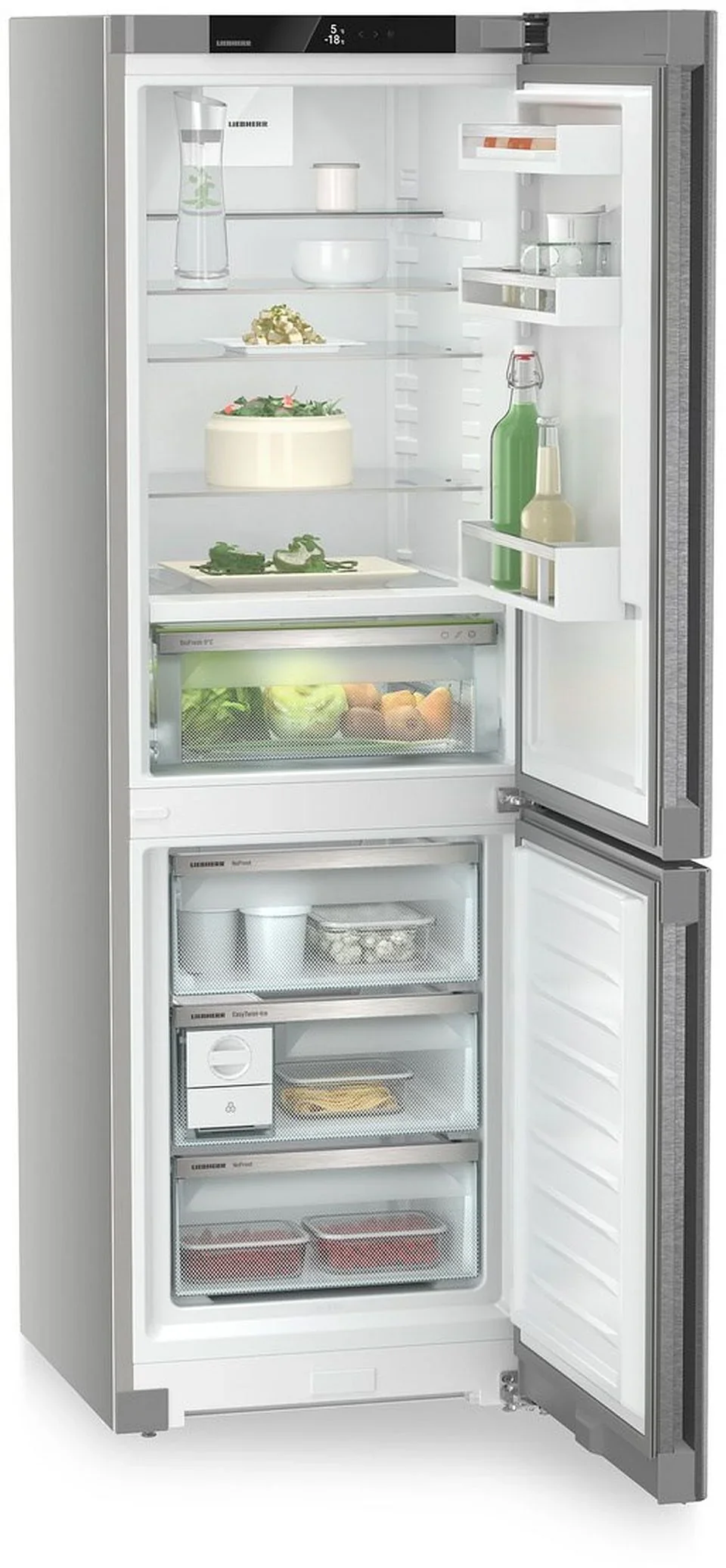Liebherr Plus CBNsda572i Freestanding Stainless Steel 70/30 Frost Free Fridge Freezer - Image 6