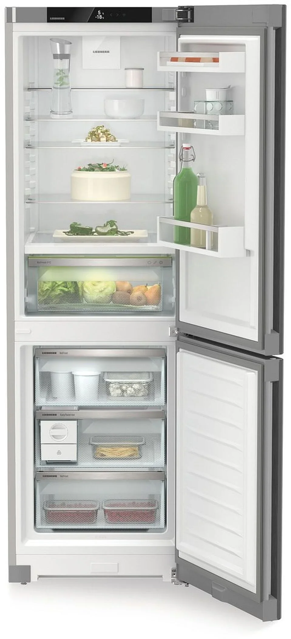Liebherr Plus CBNsfc5223 Freestanding Silver 70/30 Frost Free Fridge Freezer - Image 4
