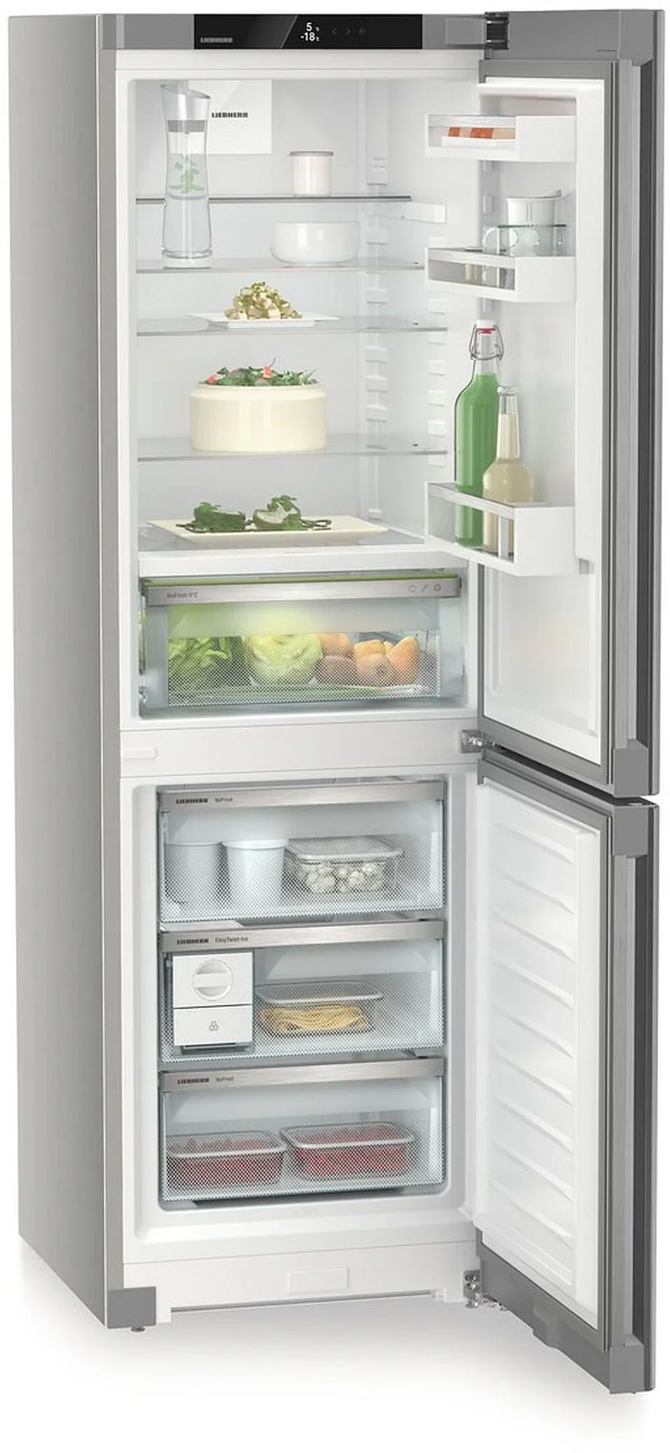 Liebherr Plus CBNsfc5223 Freestanding Silver 70/30 Frost Free Fridge Freezer - Image 5