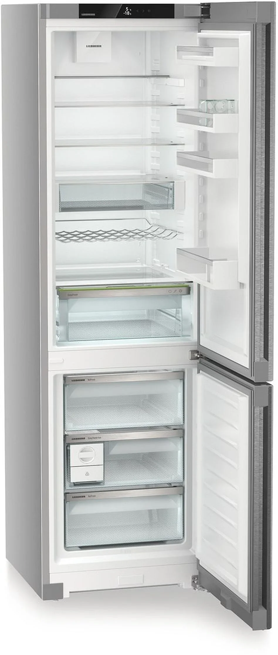 Liebherr Plus CNsda5723 Freestanding Stainless Steel Doors 70/30 Frost Free Fridge Freezer - Image 4