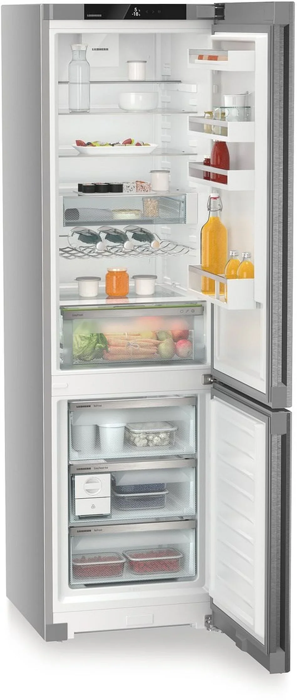 Liebherr Plus CNsda5723 Freestanding Stainless Steel Doors 70/30 Frost Free Fridge Freezer - Image 5