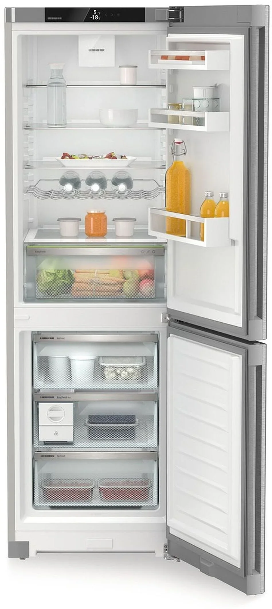 Liebherr Plus CNsdb5223 Freestanding Stainless Steel 70/30 Frost Free Fridge Freezer - Image 5